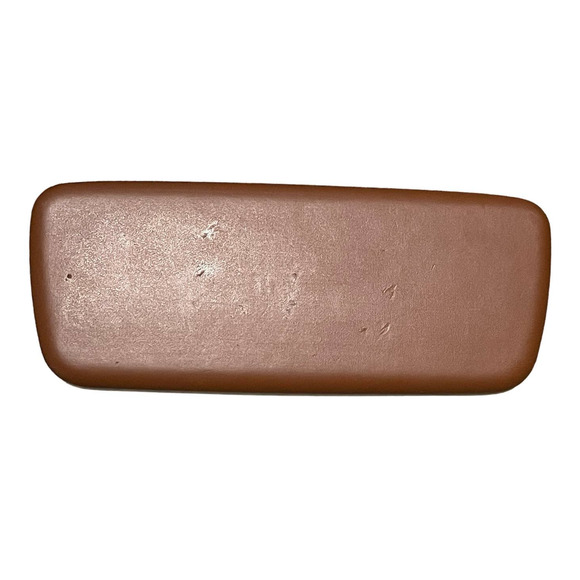 Longchamp Paris Cognac Leather Rectangular Clam Shell Eyeglasses Case - Picture 5 of 5